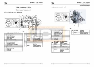 JCB Dieselmax Engine Service manual