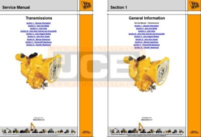 JCB Drivetrain Tranmission Service Manual