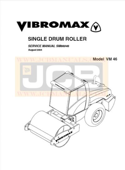 JCB Vibromax VM46 Service Manual