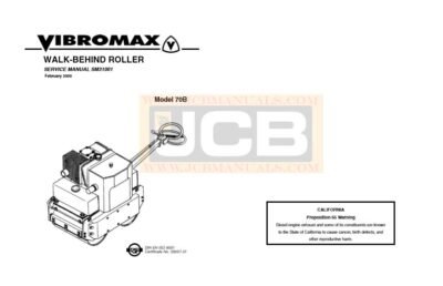 Vibromax Roller 70b Service Repair Manual - Image 4