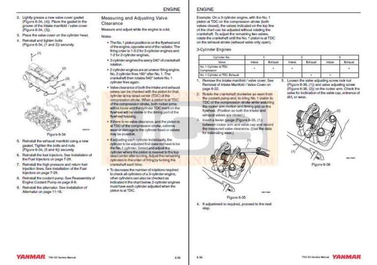 JCB Engines Yanmar 2TNV70 3TNV70 3TNV76 Service Repair Manual | Jcb ...