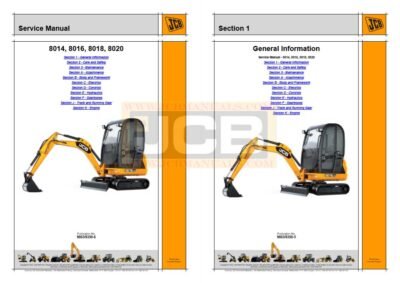 JCB Mini Excavator 8014