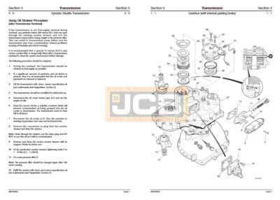 JCB Drivetrain System SS500 SERIES Service Repair Manual - Image 3