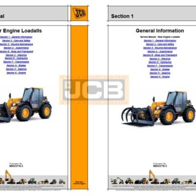 JCB 526, 526S, 528-70, 528S Loadall Service Repair Manual
