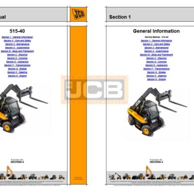 JCB Telehandler 515-40 Service Repair Manual