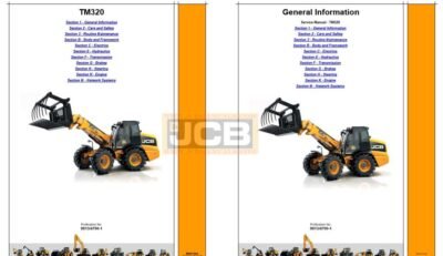 JCB TM320 Telescopic Wheeled Loader Service Repair Manual - Image 2