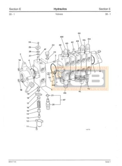 JCB 2CX Backhoe Loader Service Repair Manual - Image 3