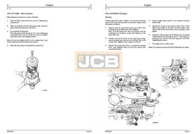 JCB  Wheel Loader 406, 407, 408, 409 Service Repair Manual - Image 3