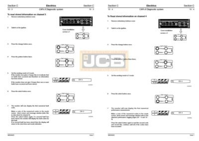 JCB JS200, JS210, JS220, JS240, JS260 Excavator Service Repair Manual - Image 4