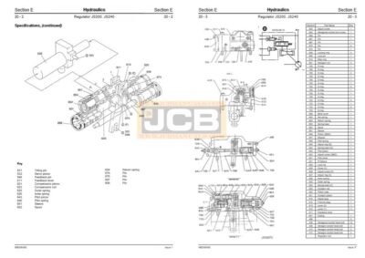 JCB JS200, JS210, JS220, JS240, JS260 Excavator Service Repair Manual - Image 5