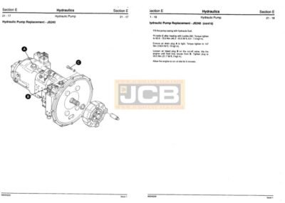 JCB JS200LC, JS240LC, JS300LC, JS450LC Excavator Service Repair Manual - Image 5