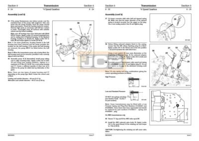 JCB Drivetrain System PS700 and PS750 SERIES  Service Repair Manual - Image 3