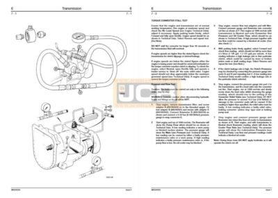 JCB  Wheel Loader 406, 407, 408, 409 Service Repair Manual - Image 4