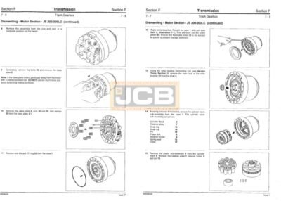 JCB JS200LC, JS240LC, JS300LC, JS450LC Excavator Service Repair Manual - Image 4