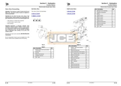 JCB Fastrac 8280 and 8310 Service Repair Manual - Image 4