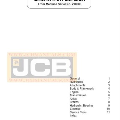 JCB 2CX, 2DX, 210, 212 Backhoe Loader Service Repair Manual