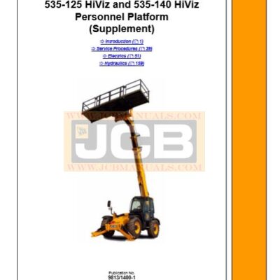 JCB 535-125 HiViz and 535-140 HiViz Service Repair Manual
