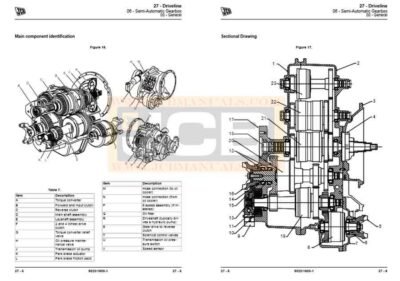 JCB PS760 PS764 PS766 Transmission