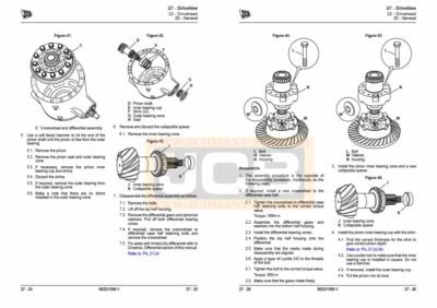 JCB SD70 SD80 Axle Service Repair Manual - Image 3