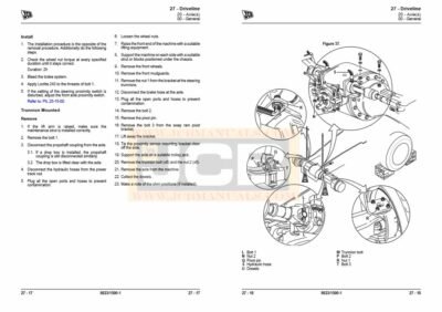 JCB SD70 SD80 Axle Service Repair Manual - Image 6