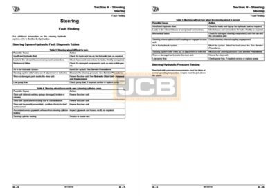 JCB VMT860 repair manual