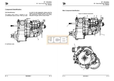 JCB HS750 Transmission Service Repair Manual - Image 3