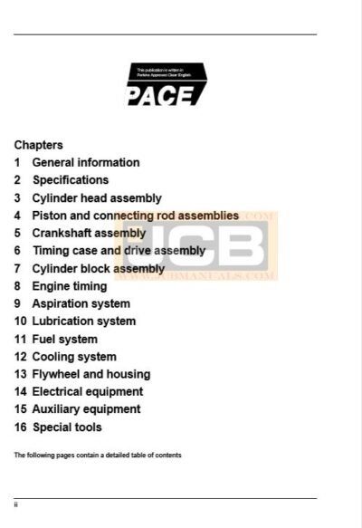 Perkins Engine Series 1000 Workshop Manual - Image 3