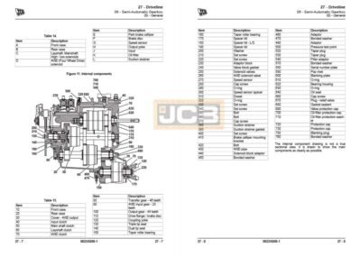 JCB HS750 Transmission Service Repair Manual - Image 4