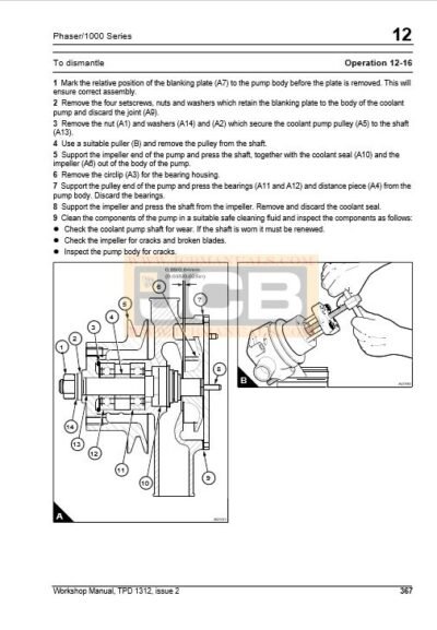 Perkins Engine Series 1000 Workshop Manual - Image 7