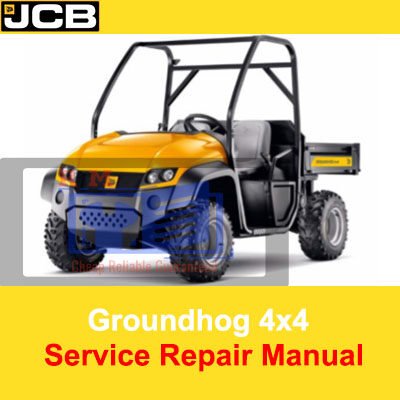 Cart 4 JCB Groundhog 4×4 Service Repair Manual