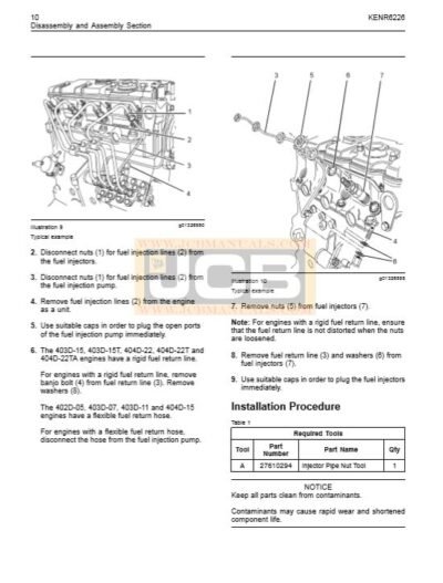 Perkins 402D, 403D and 404D Industrial Engines Operation and Maintenance Manual - Image 4