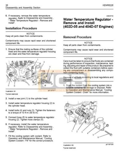 Perkins 402D, 403D and 404D Industrial Engines Operation and Maintenance Manual - Image 5