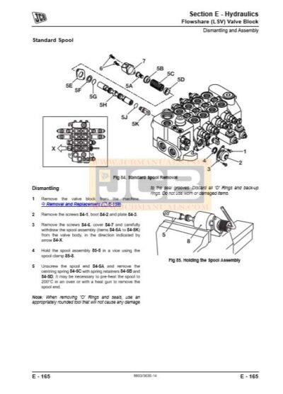 JCB Side Engine Loadalls 530, 532, 533, 535, 537, 540 Service Repair Manual - Image 5