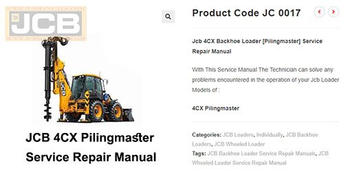 service manual jcb