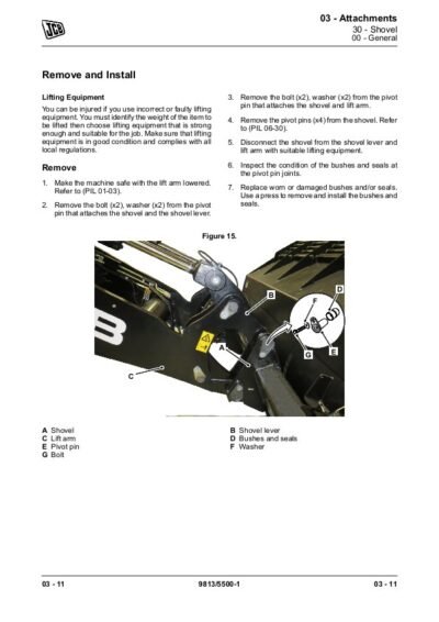 JCB Backhoe Loader 2DXL Service Repair Manual - Image 4