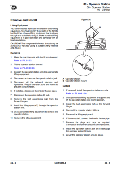 JCB TLT 25G, TLT 30G Variable Reach Truck Service Repair Manual - Image 4