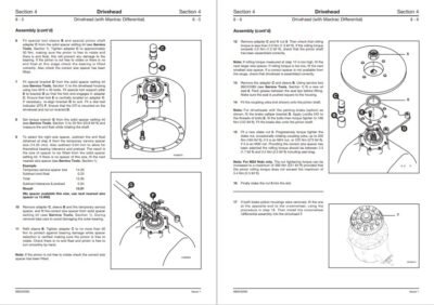 JCB PD70 Series Axle With Modular Drivehead Service Repair Manual - Image 4