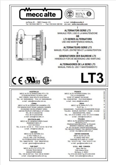 JCB Generator Mecc AJTE Service Manual - Image 2