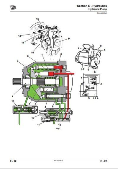 JCB 8061 Mini Excavator Service Repair Manual - Image 3