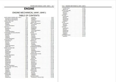 isuzu engine manual