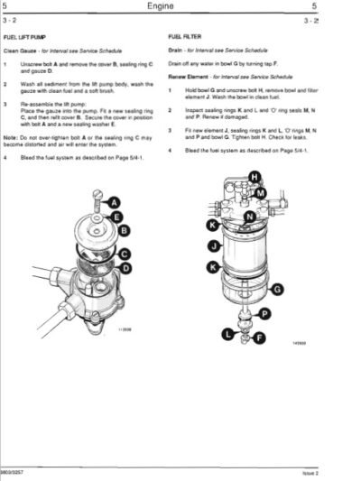 JCB 214, 3CX, 1400B 3C Backhoe Loader  Service Repair Manual - Image 4