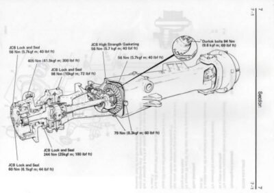 JCB 214, 3CX, 1400B 3C Backhoe Loader  Service Repair Manual - Image 9