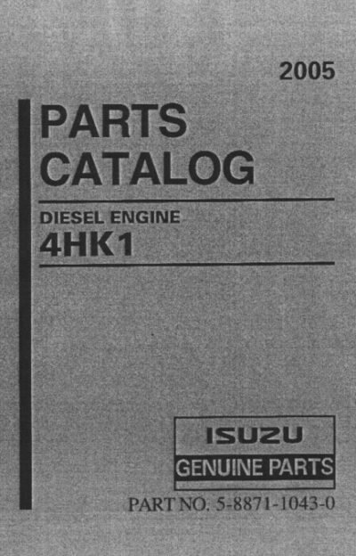 Isuzu 4HK1 Engine Parts Catalog - Image 2