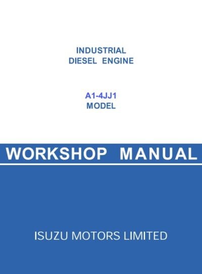 Isuzu A1-4JJ1 Industrial Engine Workshop Manual - Image 2