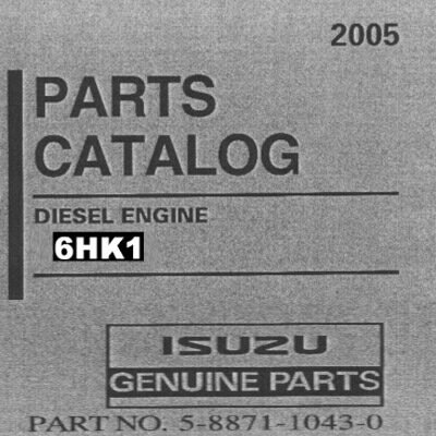 Isuzu 6HK1 parts manual