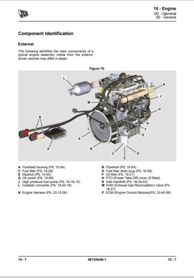 JCB 55Z-1 , 57C-1 Excavator Service Repair Manual - Image 3