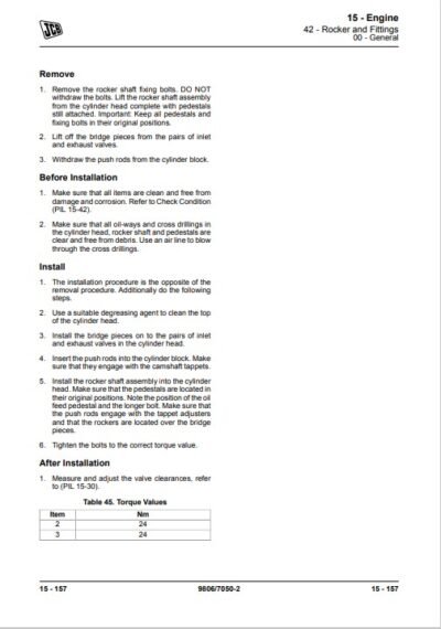 mechanical engine service manual