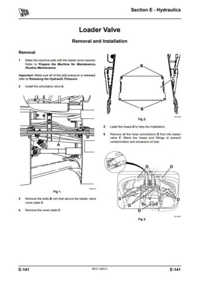 JCB 427, 437 and 457 Wheel Loaders Service Repair Manual - Image 5