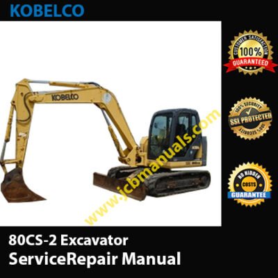 Kobelco 80CS-2 Excavator Service Repair Manual