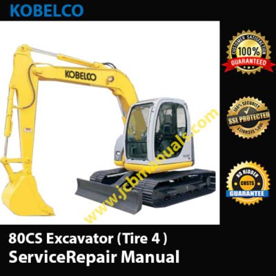 Kobelco 80CS Excavator (Tire 4 ) Service Repair Manual